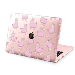 Lex Altern Hard Plastic MacBook Case Pink Llama