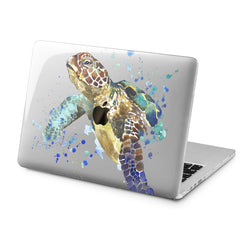 Lex Altern Lex Altern Turtle Watercolor Case for your Laptop Apple Macbook.