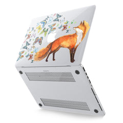 Lex Altern Hard Plastic MacBook Case Fox Butterfly