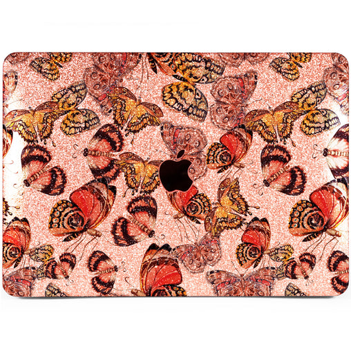 Lex Altern MacBook Glitter Case Butterfly Pattern