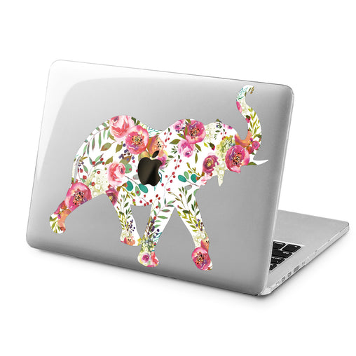 Lex Altern Lex Altern Floral Elephant Case for your Laptop Apple Macbook.