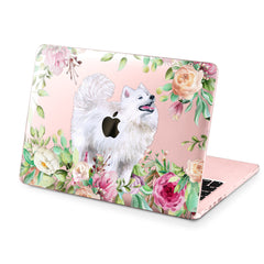 Lex Altern Hard Plastic MacBook Case Dog Blossom