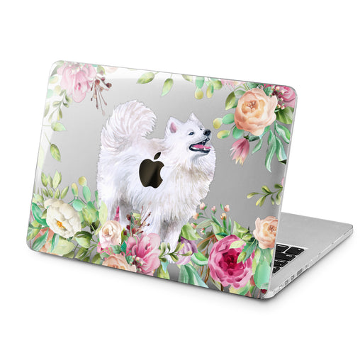 Lex Altern Lex Altern Dog Blossom Case for your Laptop Apple Macbook.
