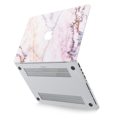 Lex Altern Hard Plastic MacBook Case Light Marble