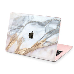 Lex Altern Hard Plastic MacBook Case White Stone
