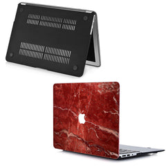 Lex Altern MacBook Glitter Case Red Marble