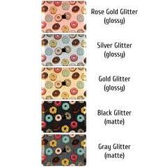 Lex Altern MacBook Glitter Case Doughnut Pattern