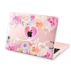Lex Altern Hard Plastic MacBook Case Nurse Floral