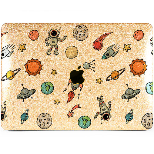 Lex Altern MacBook Glitter Case Cute Space