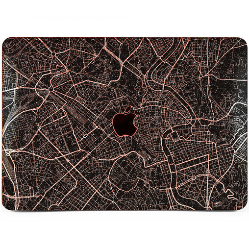 Lex Altern MacBook Glitter Case City Plan
