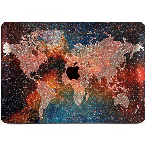 Lex Altern MacBook Glitter Case Galaxy Map