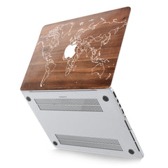 Lex Altern Hard Plastic MacBook Case Walnut Wood