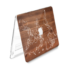 Lex Altern Hard Plastic MacBook Case Walnut Wood