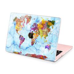 Lex Altern Hard Plastic MacBook Case Blue Marble
