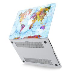Lex Altern Hard Plastic MacBook Case Blue Marble