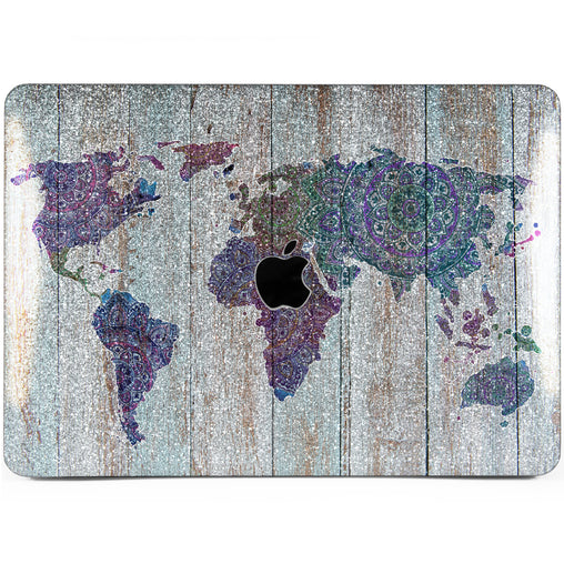 Lex Altern MacBook Glitter Case Bohemian Wood