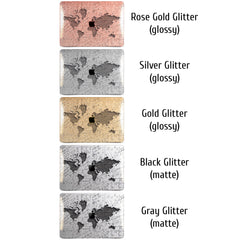 Lex Altern MacBook Glitter Case Science Map