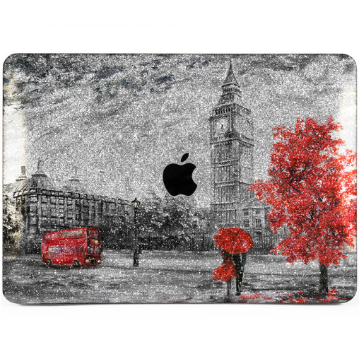 Lex Altern MacBook Glitter Case London Painting