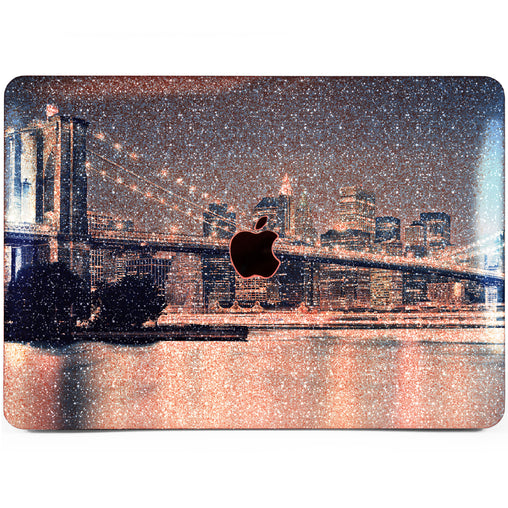 Lex Altern MacBook Glitter Case Brooklyn Bridge