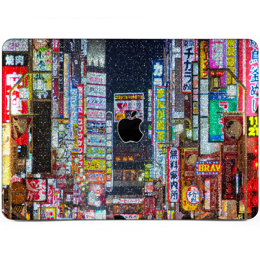 Lex Altern MacBook Glitter Case Tokyo Nightlife