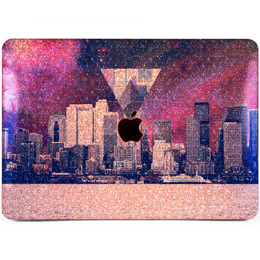 Lex Altern MacBook Glitter Case Abstract City
