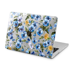 Lex Altern Lex Altern Blue Pansies Case for your Laptop Apple Macbook.