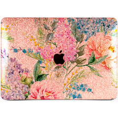 Lex Altern MacBook Glitter Case Lilac Flowers