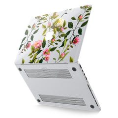 Lex Altern Hard Plastic MacBook Case Rose Plants
