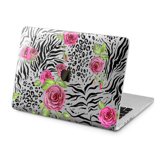 Lex Altern Lex Altern Zebra Flowers Case for your Laptop Apple Macbook.