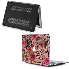Lex Altern MacBook Glitter Case Zebra Flowers