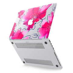 Lex Altern Hard Plastic MacBook Case Abstract Flower