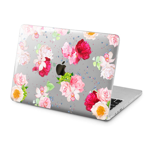 Lex Altern Lex Altern Pink Bouquets Case for your Laptop Apple Macbook.