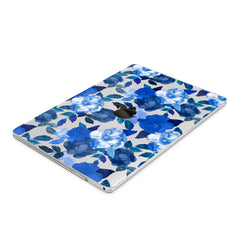 Lex Altern Hard Plastic MacBook Case Blue Floral Painting