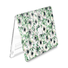 Lex Altern Hard Plastic MacBook Case Anemone Flowers