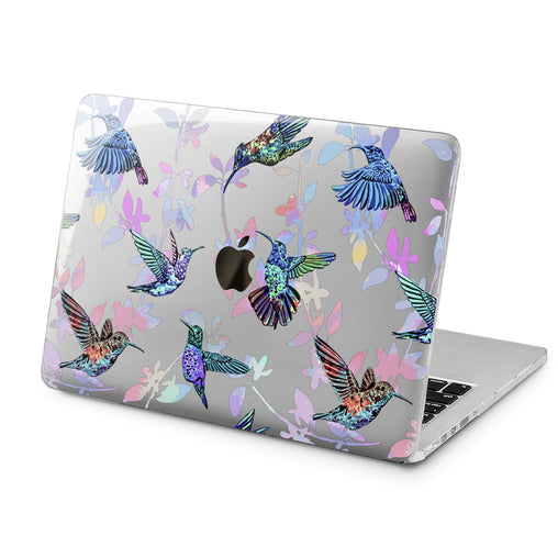 Lex Altern Lex Altern Floral Hummingbirds Case for your Laptop Apple Macbook.