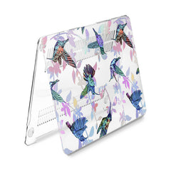 Lex Altern Hard Plastic MacBook Case Floral Hummingbirds