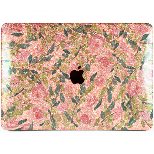 Lex Altern MacBook Glitter Case Roses Painting