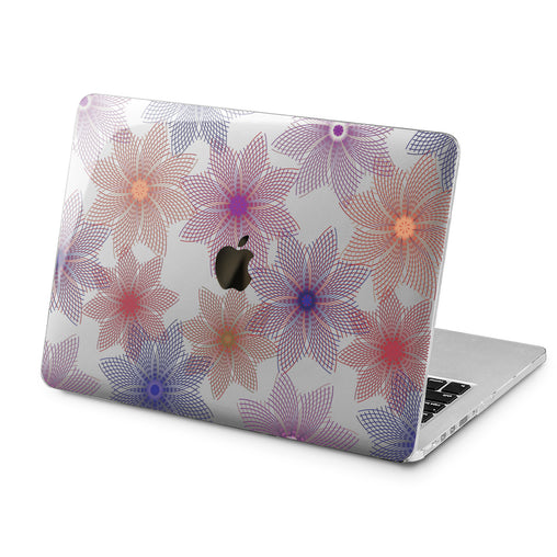 Lex Altern Lex Altern Geometric Flowers Case for your Laptop Apple Macbook.