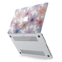 Lex Altern Hard Plastic MacBook Case Geometric Flowers