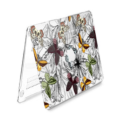 Lex Altern Hard Plastic MacBook Case Summer Butterflies