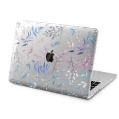Lex Altern Lex Altern Blue Leaves Case for your Laptop Apple Macbook.