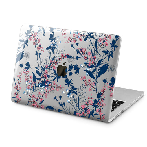 Lex Altern Lex Altern Blue Wildflowers Case for your Laptop Apple Macbook.