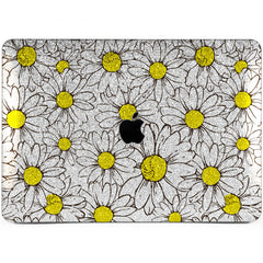 Lex Altern MacBook Glitter Case Daisy Pattern