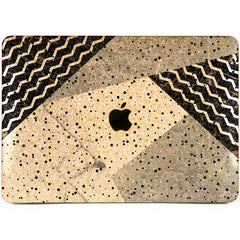 Lex Altern MacBook Glitter Case Black and White