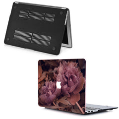 Lex Altern MacBook Glitter Case Purple Peonies