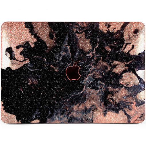 Lex Altern MacBook Glitter Case Black Ink