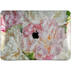 Lex Altern MacBook Glitter Case Peony Petals
