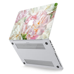 Lex Altern Hard Plastic MacBook Case Peony Petals