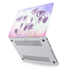 Lex Altern Hard Plastic MacBook Case Plants Drawing