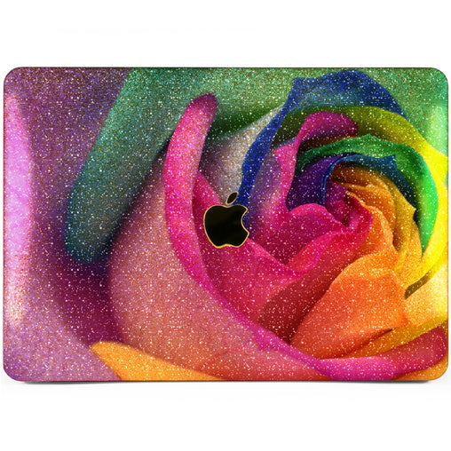 Lex Altern MacBook Glitter Case Rainbow Rose